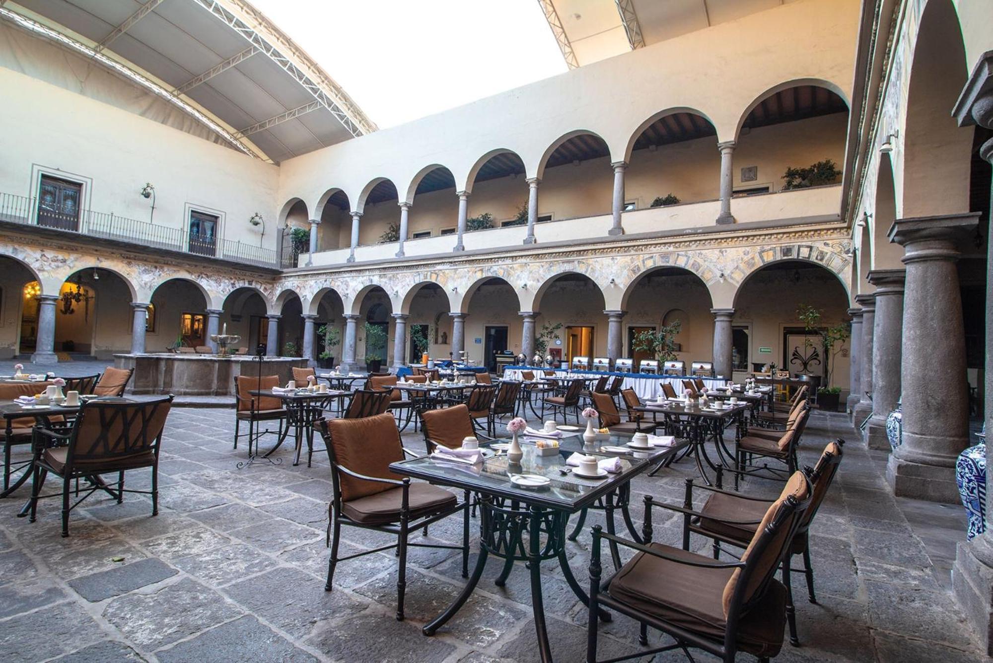 Quinta Real Puebla Ξενοδοχείο Εξωτερικό φωτογραφία Restaurant in the hotel