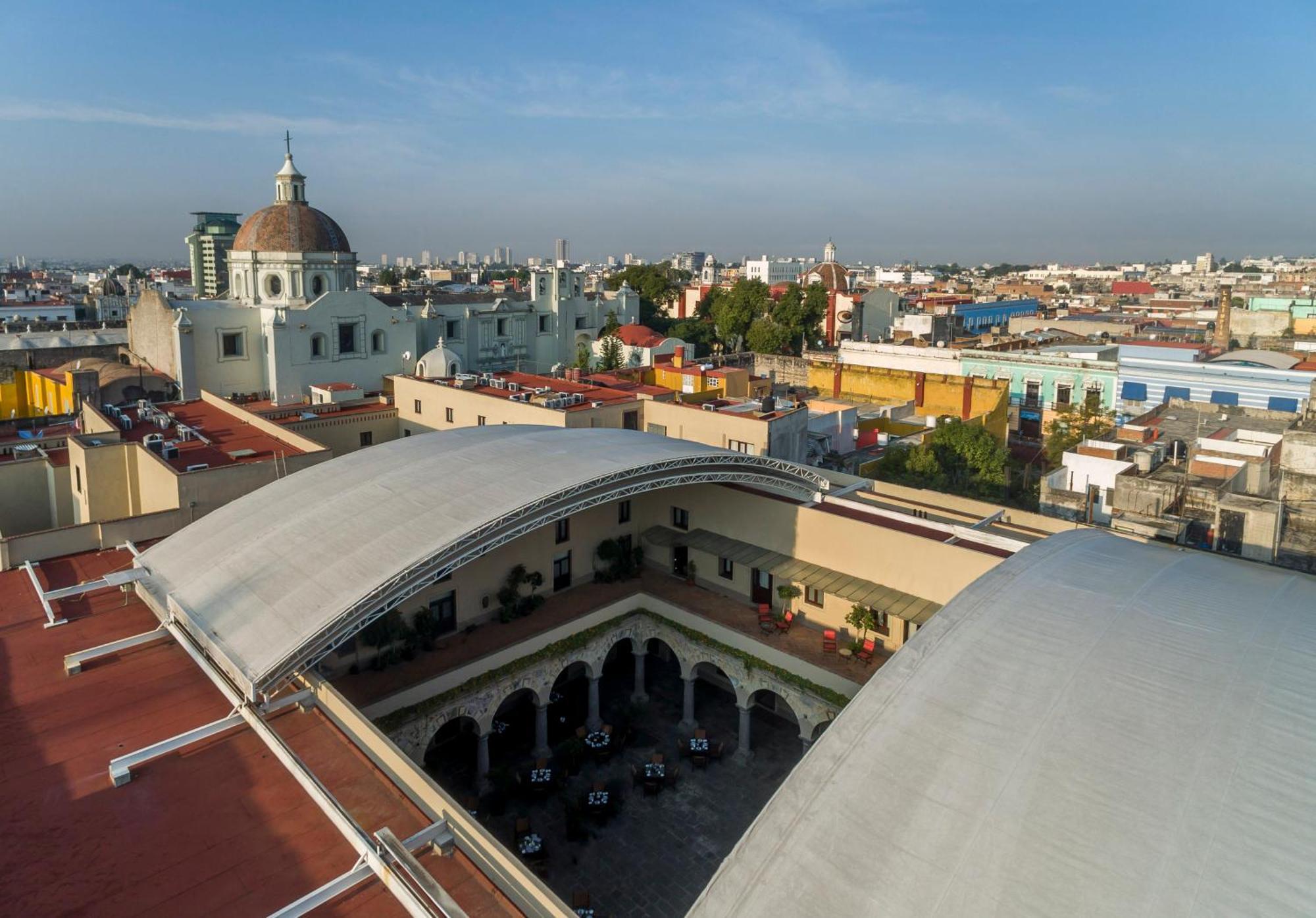 Quinta Real Puebla Ξενοδοχείο Εξωτερικό φωτογραφία View of the city from the roof of the Museo de Arte Moderno de la Ciudad de México