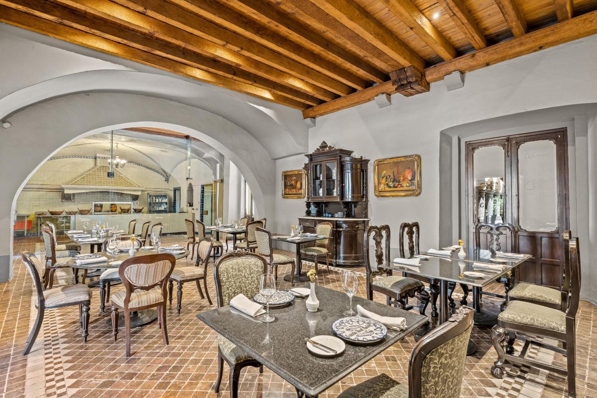 Quinta Real Puebla Ξενοδοχείο Εξωτερικό φωτογραφία Restaurant interior